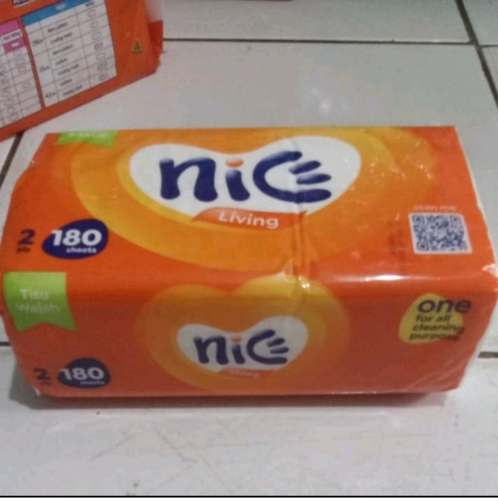 [ 1karton ] Nice Facial tissue 180 s sheets  tisu wajah 180sheet