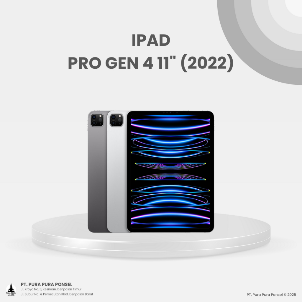 Apple iPad Pro Gen 4 11" Second | Wifi Wifi+Cell 128GB - Murah Bergaransi