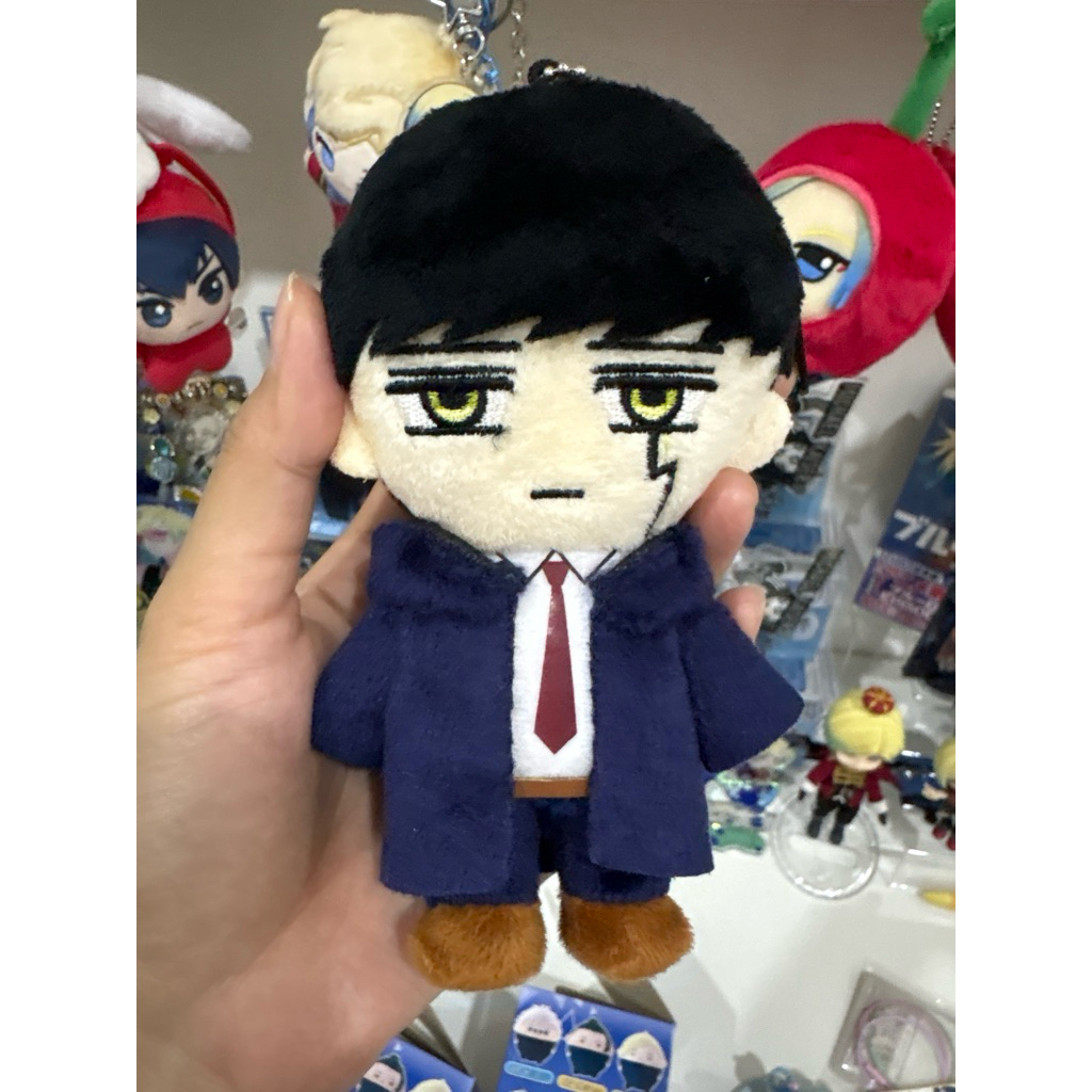 mashle mash burnedead coin pouch plush ballchain doll