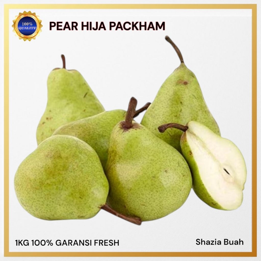 

Pear Hijau Packham / 1KG / Zia Buah