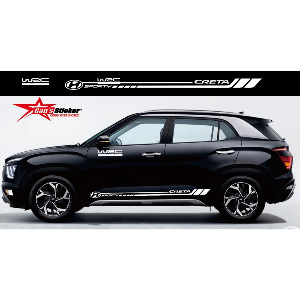 Sticker Hyundai Creta Aksesoris Eksterior Mobil Hyundai Creta