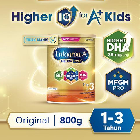 

Enfagrow A+ 3 Susu Formula Anak 1 - 3 Tahun Original Plain 800 gr