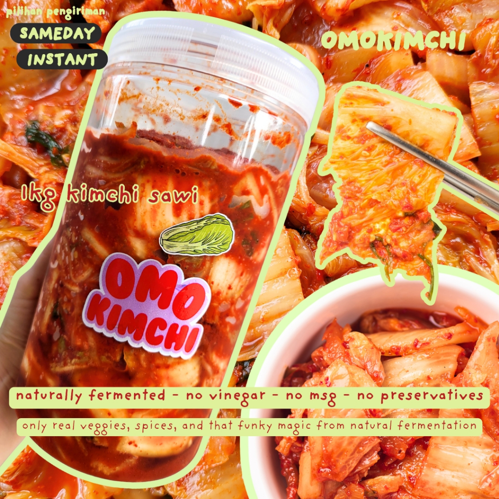 

1kg Kimchi sawi omokimchi korean food medan