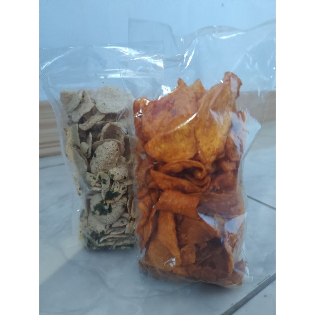 

Basreng Original dan Keripik singkong