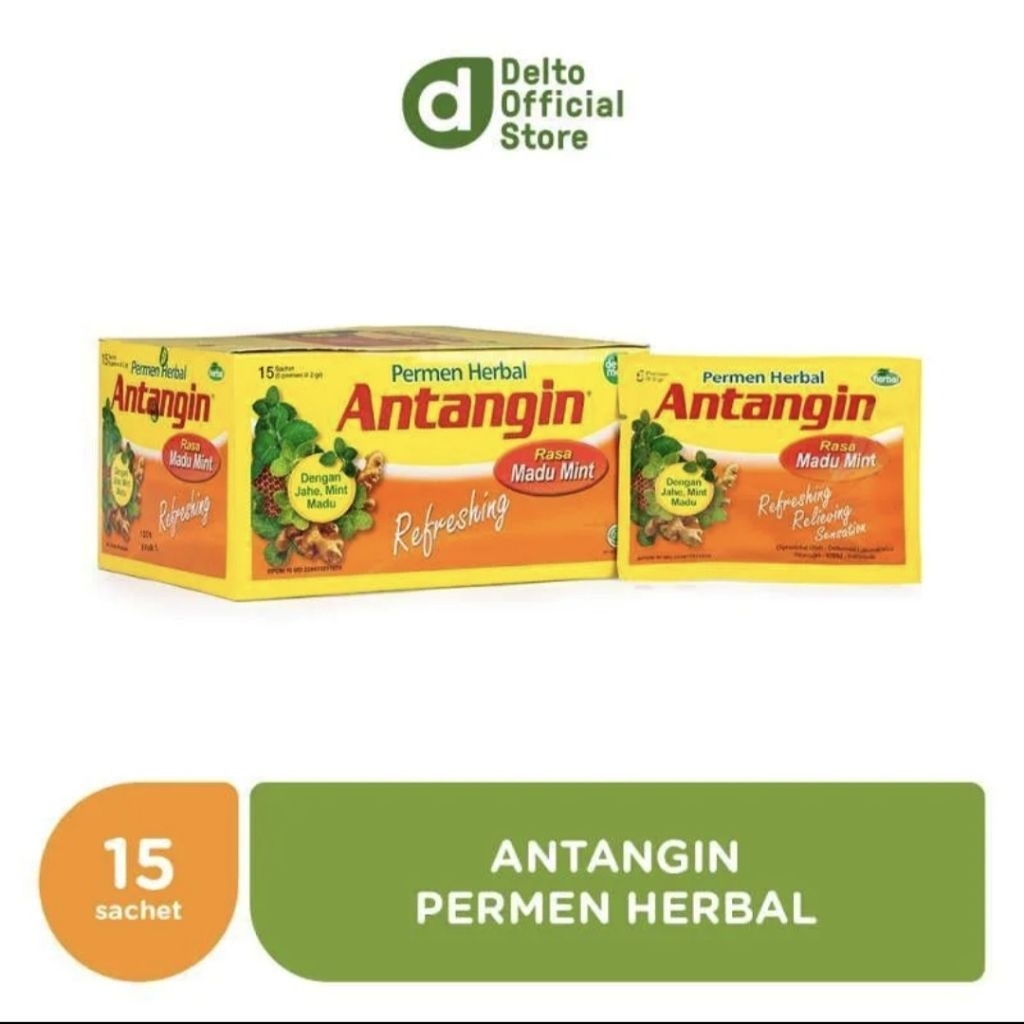 

Permen Antangin Sachet (1 box isi 15 sachet)