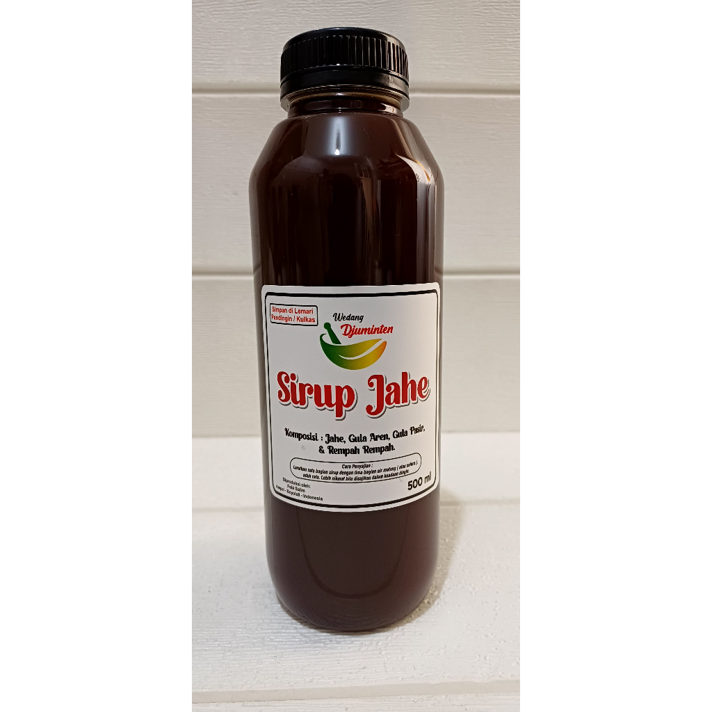 

Sirup Jahe (Tanpa Pengawet & Pemanis Buatan)