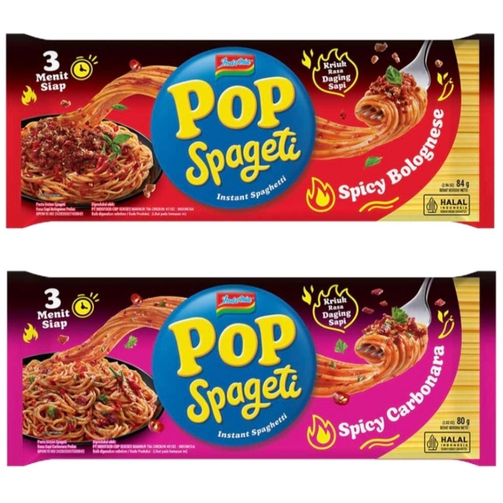 

Pop Spageti Pop Mie Spageti Instan 84 g