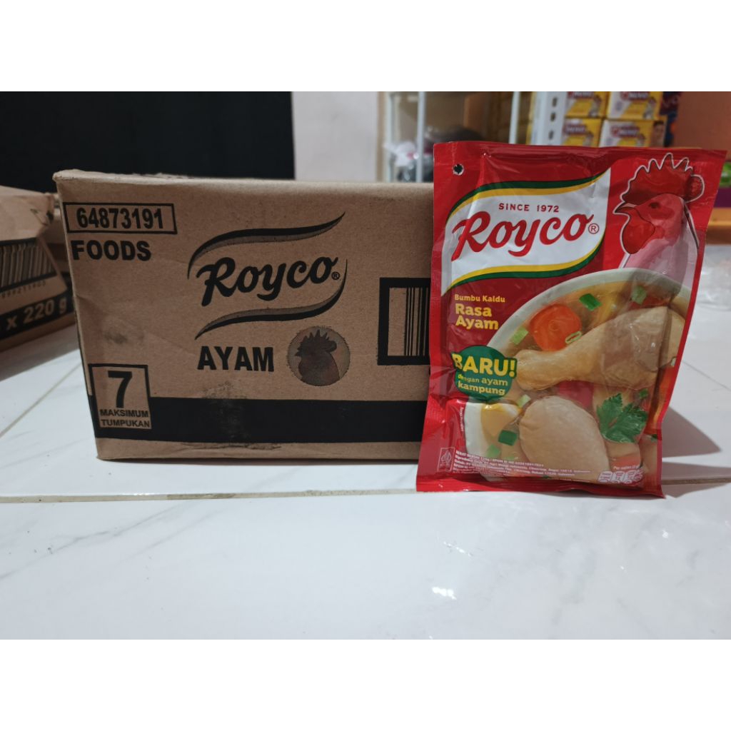 

royco ayam 220 gram 1 dus