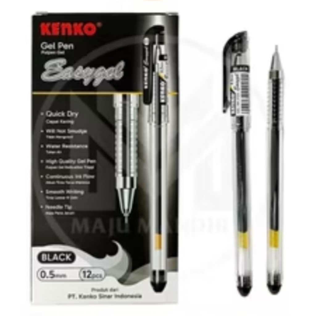 

(LUSIN) PULPEN / PENA / GELPEN KENKO EASY GEL 0,5MM (MIN. ORDER 3 LUSIN)