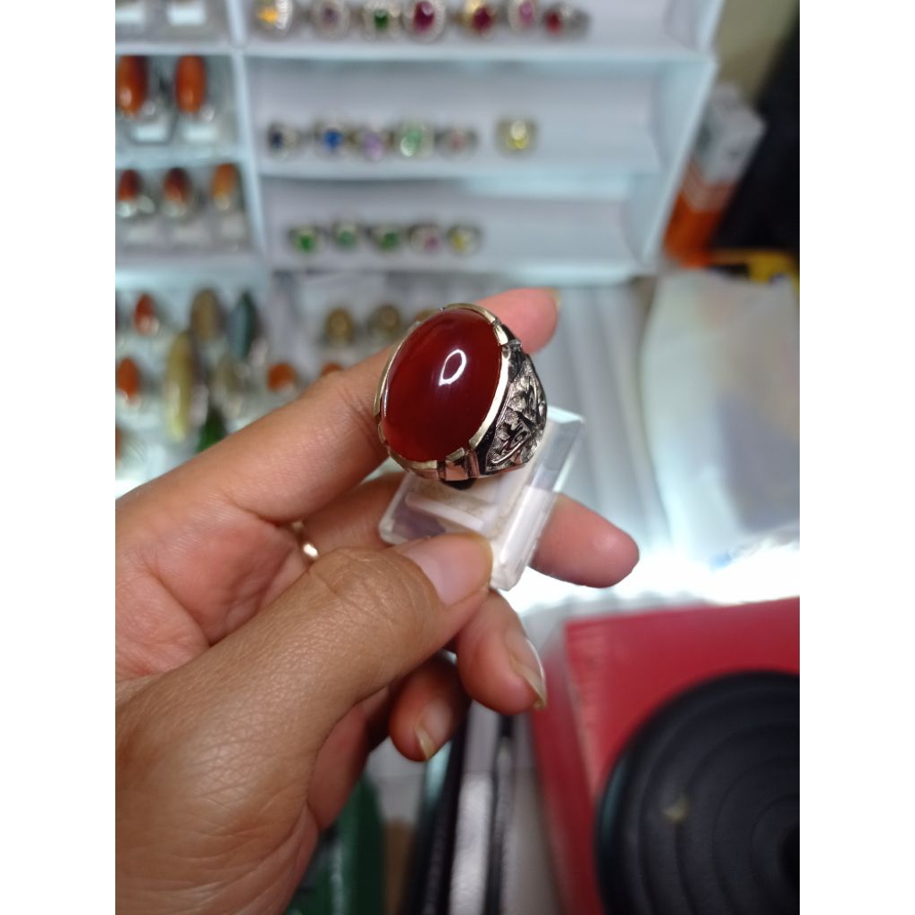 Red raflesia / batu akik raflesia