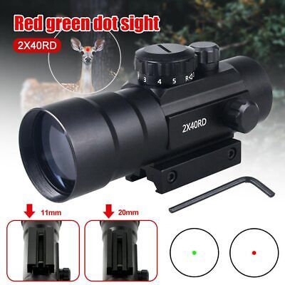 Bushnell Teleskop Tactical Hunting Laser Senapan Angin Gun Red Green Dot Optical Sight Mount Airsoft