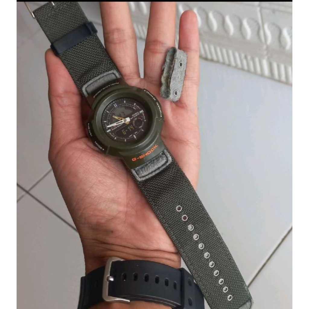 Jam Tangan Casio G-Shock AW-582 Green Army Not Protrek Data Bank Calculator Sea Pathfinder Baby G No