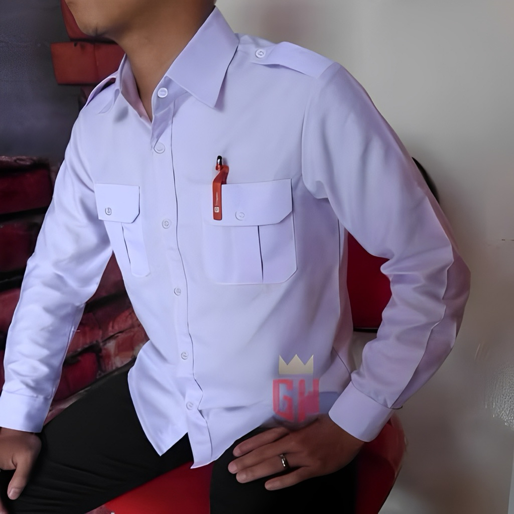 SALE Baju Dinas Putih Pns Pria Baju Pdh Putih Seragam Putih Pns Baju Putih Pns PDH pria