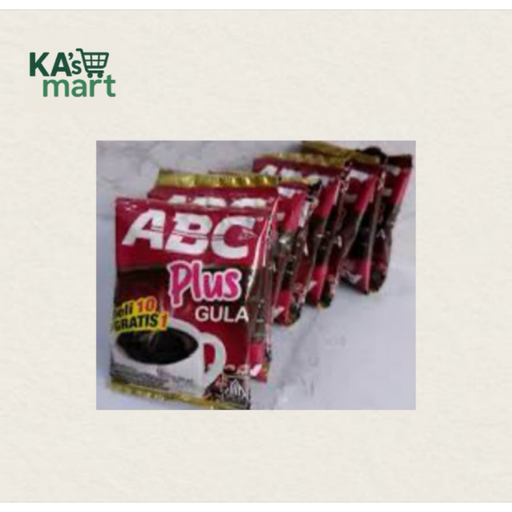 kopi abc plus gula 1 dus isi 12saset