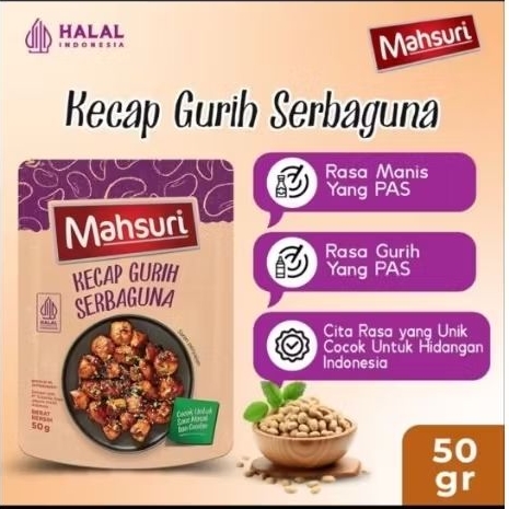 

Mahsuri Kecap Gurih Serbaguna 50gr