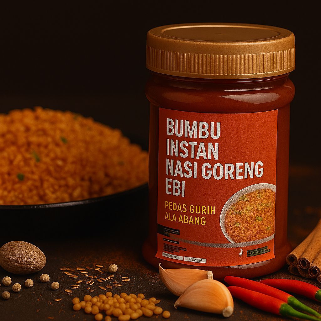 

Bumbu Instan Nasi Goreng Ebi Dejozz Food 150 Gram - Pedas Gurih Ala Abang-abang, Siap Tumis
