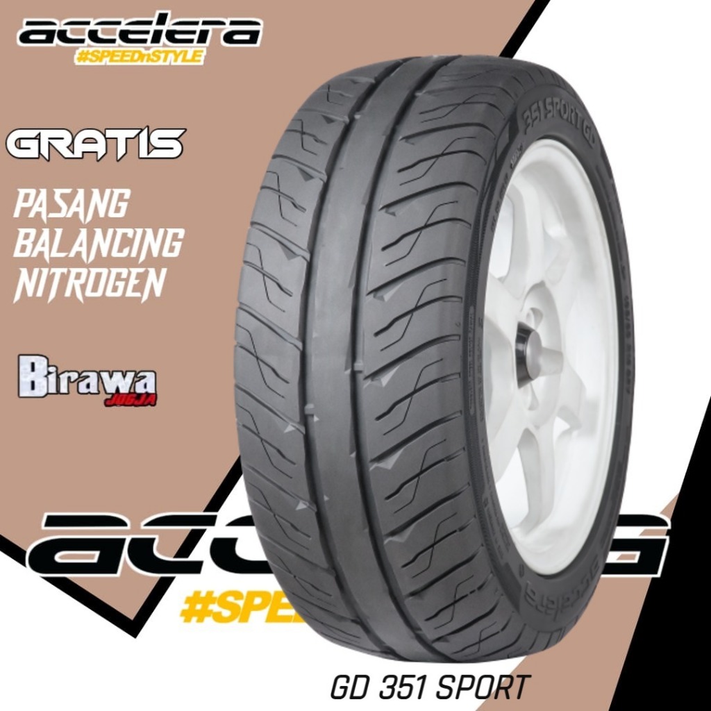 Ban Mobil Accelera 225/45 R15 351 Sport Semi Slick 225 45 Ring 15 ( Gratis Pasang )