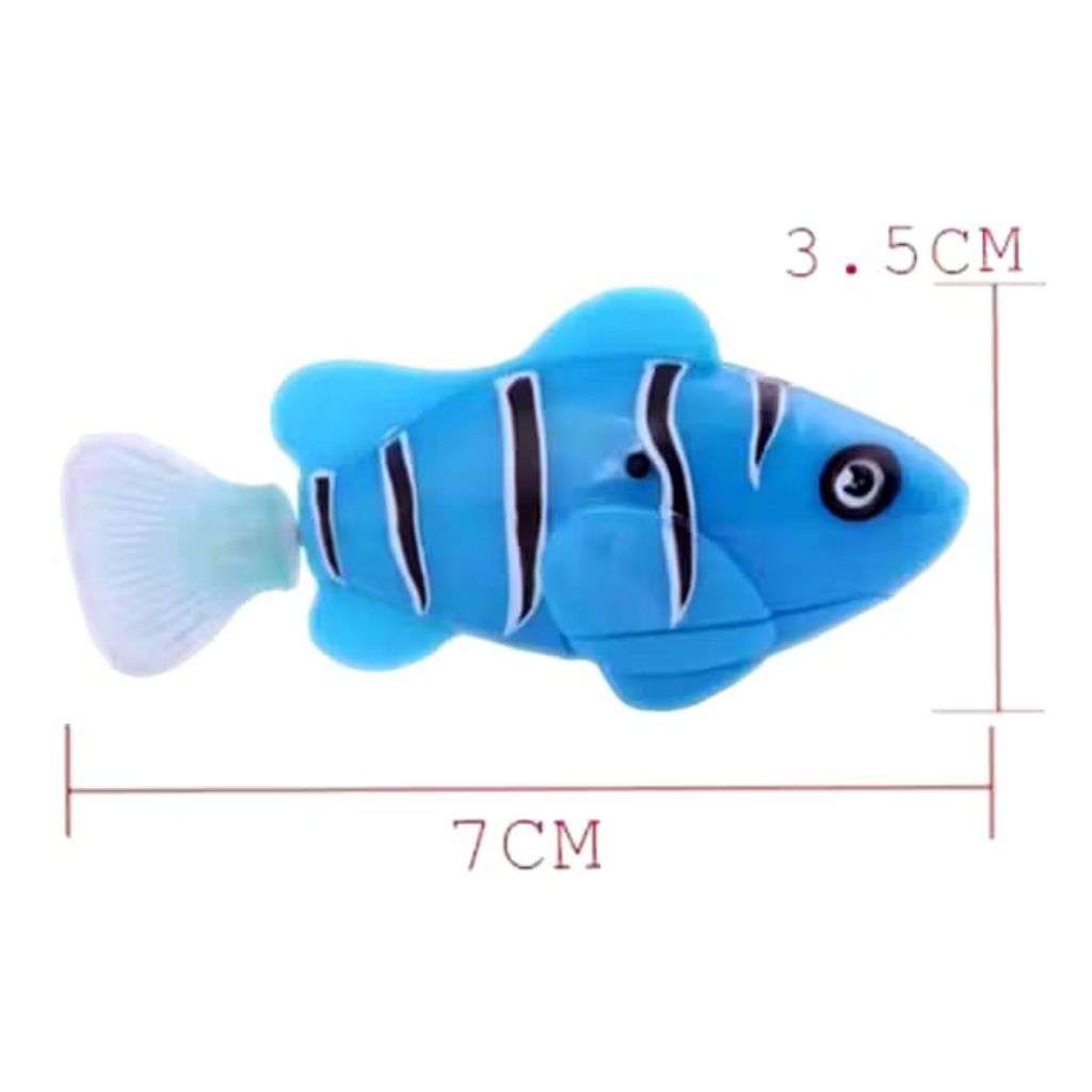 mainan ikan robot elektrik bisa berenang