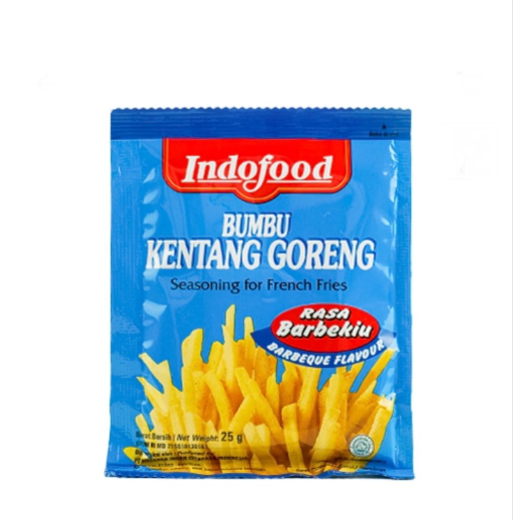 

Indofood bumbu kentang goreng barbeque 25gram