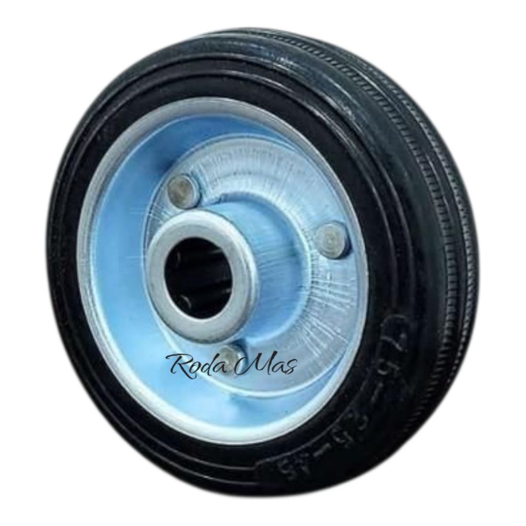 roda troli karet only 4 inch / roda karet only 4 in / roda troli