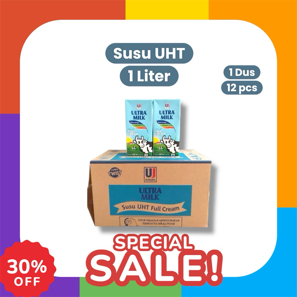 

Susu UHT 1 Liter 1 Dus isi 12 pcs