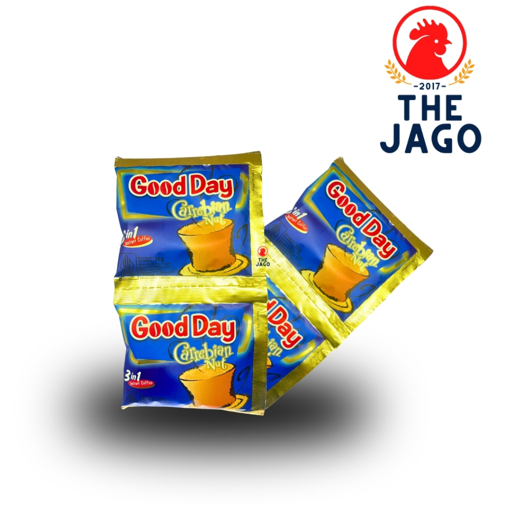 

Good Day Caribbean Nut Kopi Instan 1 Renceng (10 Sachet) Rasa Kacang Karamel