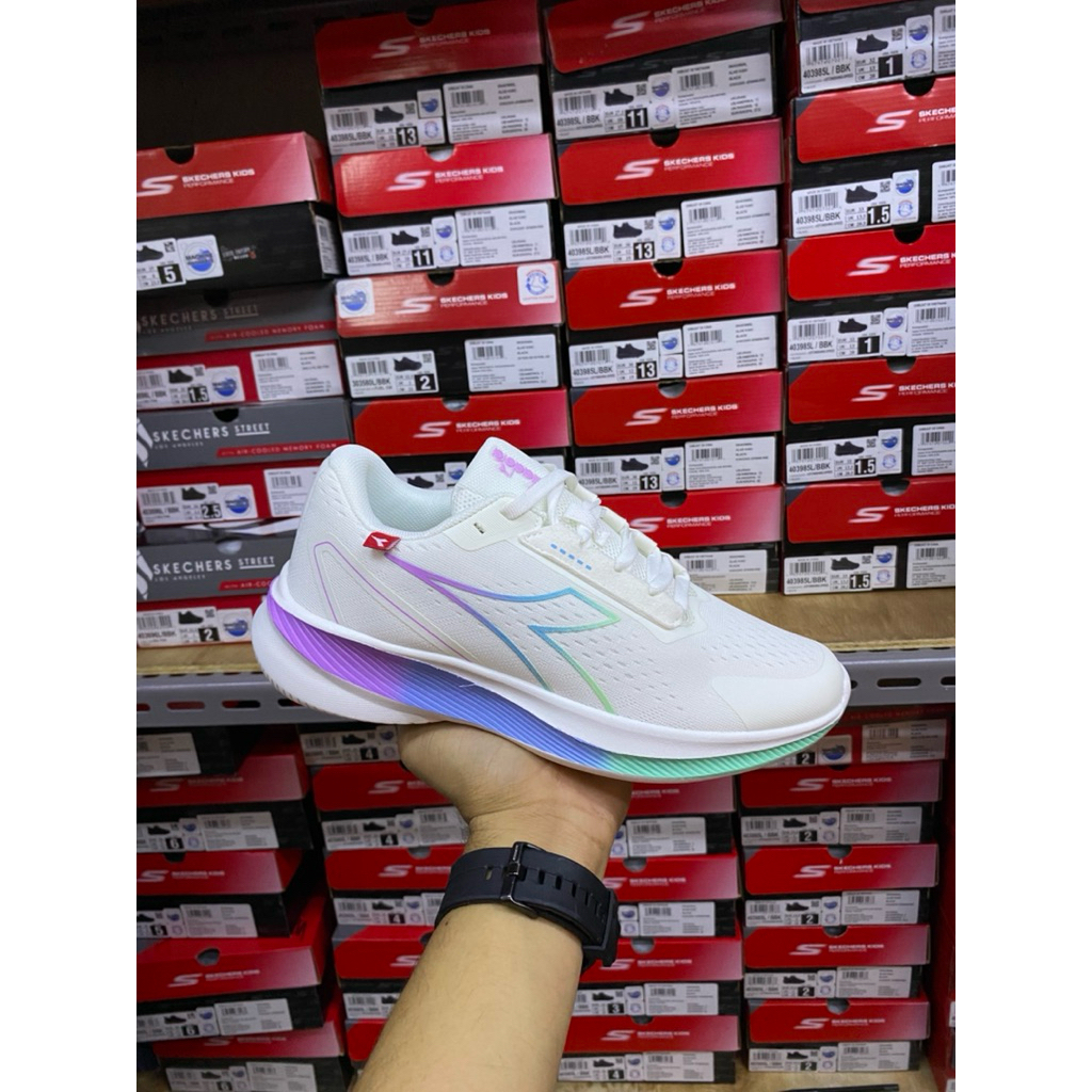 Sepatu Diadora original wanita / Diadora park womens ruuning shoes-white