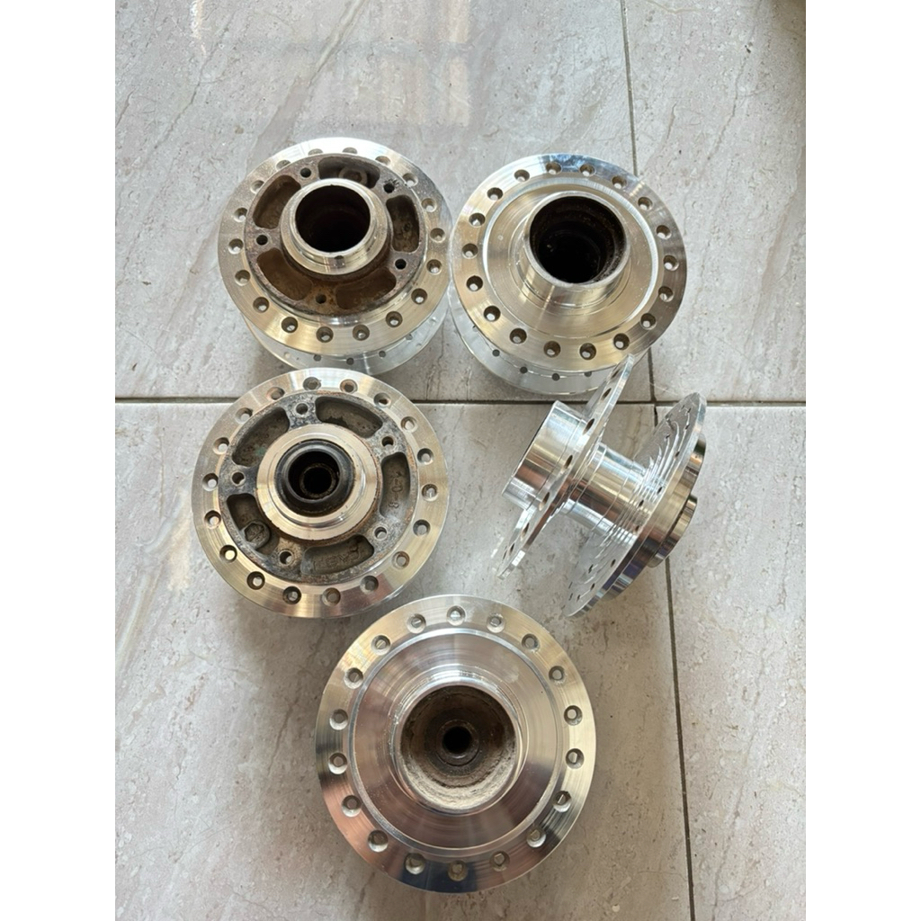 Tromol depan GL/MEGAPRO bubut gilap