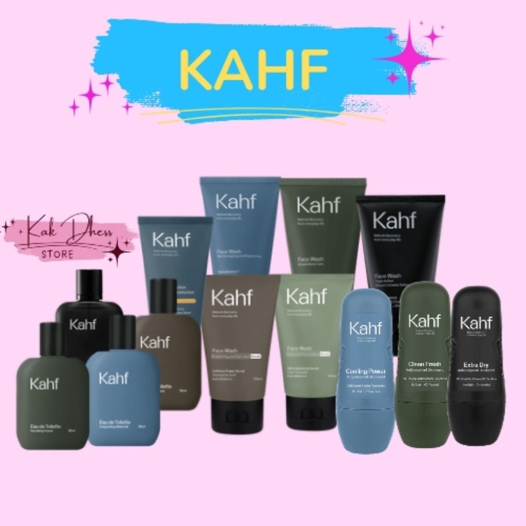 KAHF FOR MEN | KAHF FACE WASH | KAHF SUNSCREEN | KAHF EDT | KAHF DEODORANT