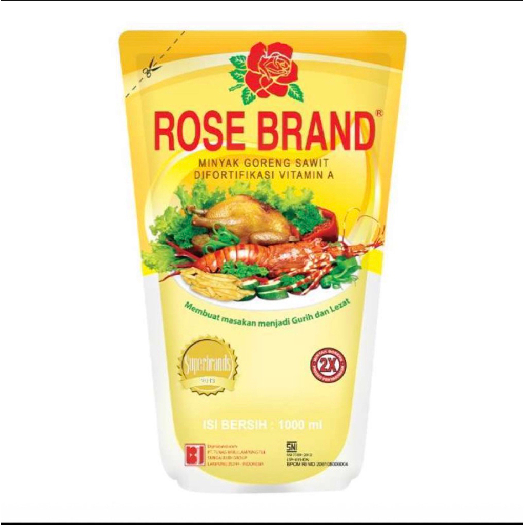

Rose Brand Minyak Goreng Kelapa Sawit 1000ml