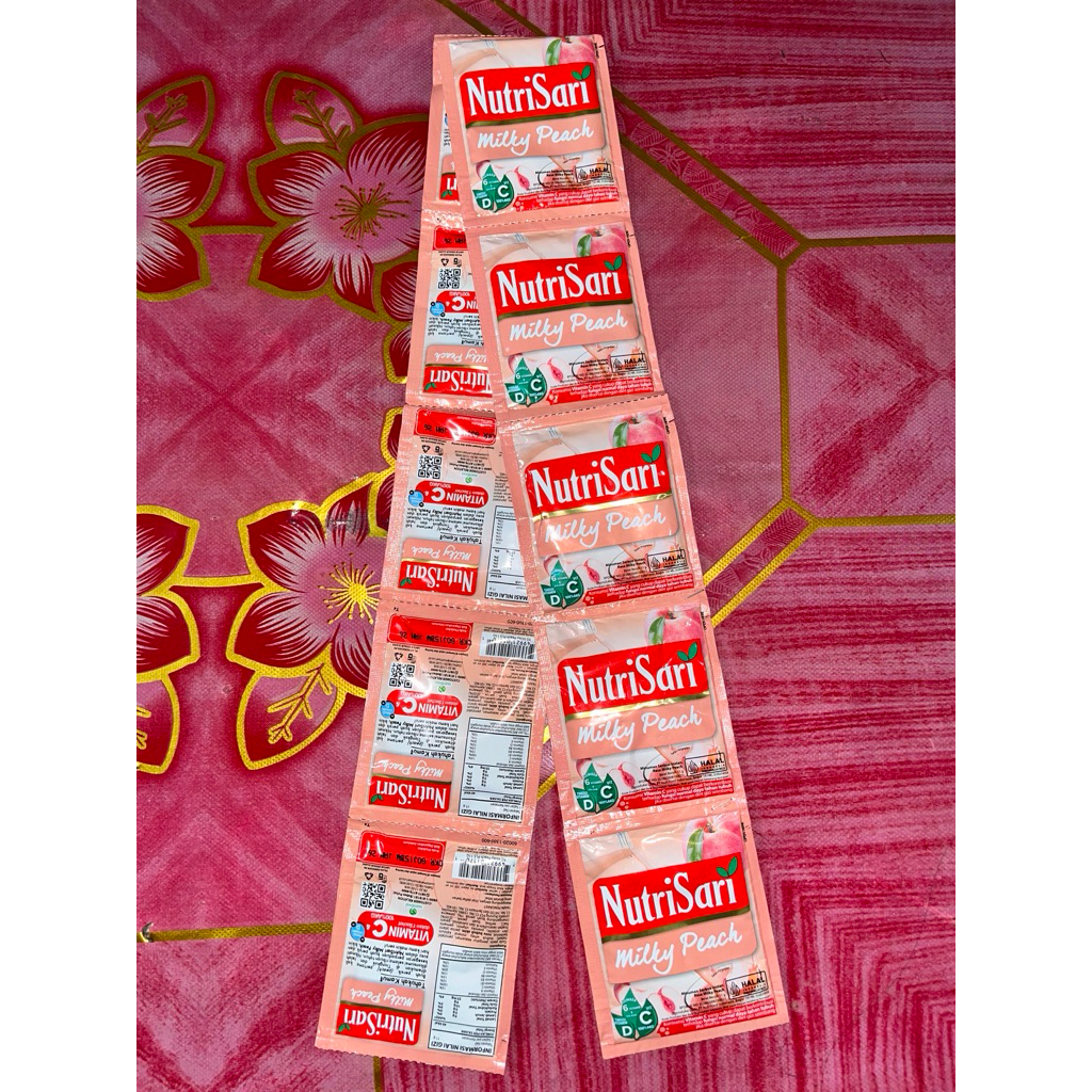 

NutriSari Milky Peach 1 Renteng