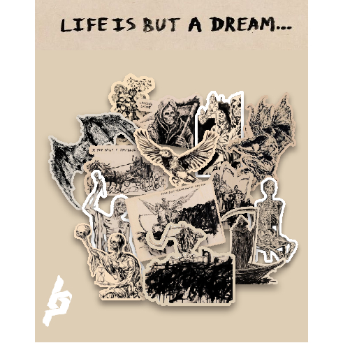 

Avenged Sevenfold Sticker Pack Album LIBAD - Band Sticker A6 (15 pcs)