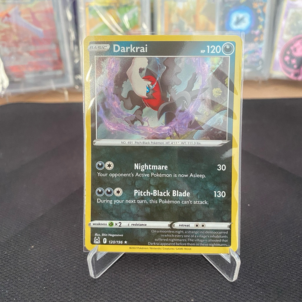 Darkrai 120/196 Reverse Holo TCG Pokemon Lost Origin ENG