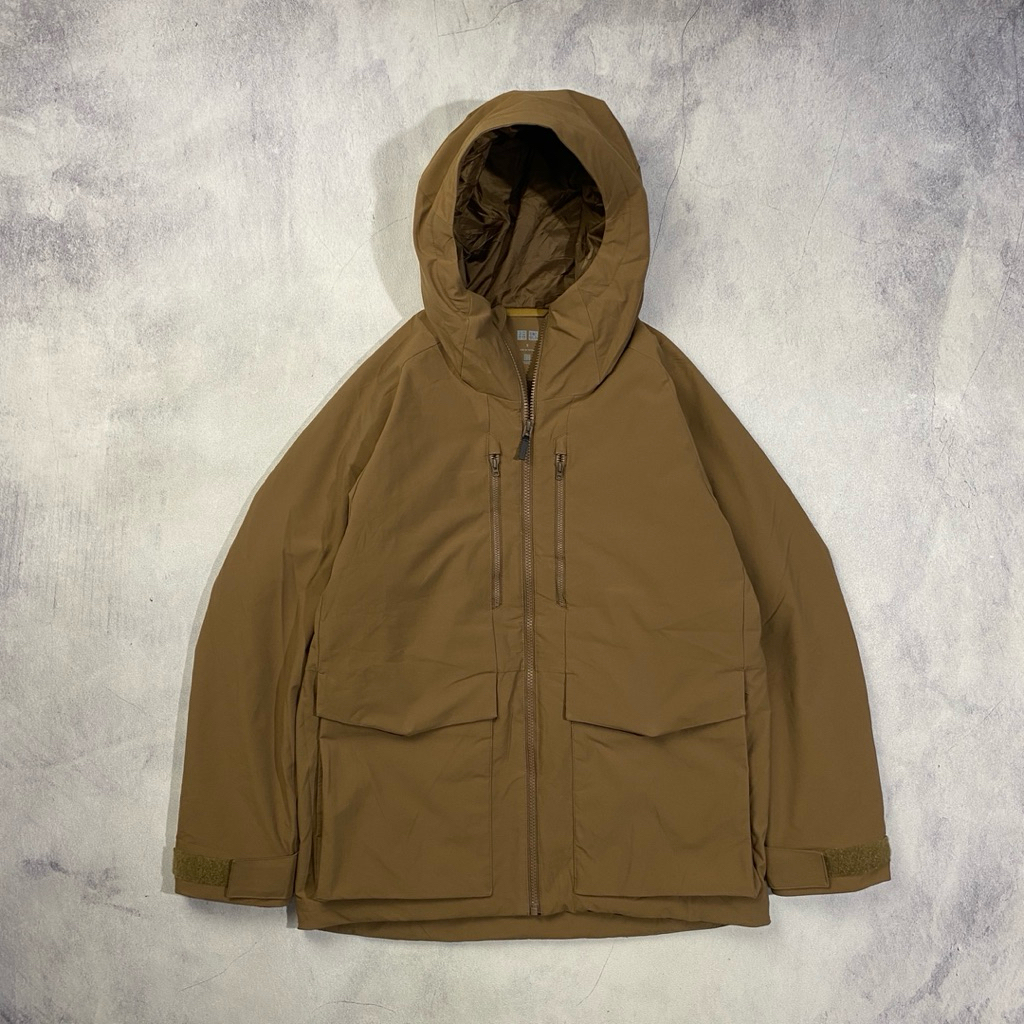 Uniqlo Hybrid Down 3D Cut Jacket Casual Harrington Work Jacket Outdoor Parka Bulu Angsa