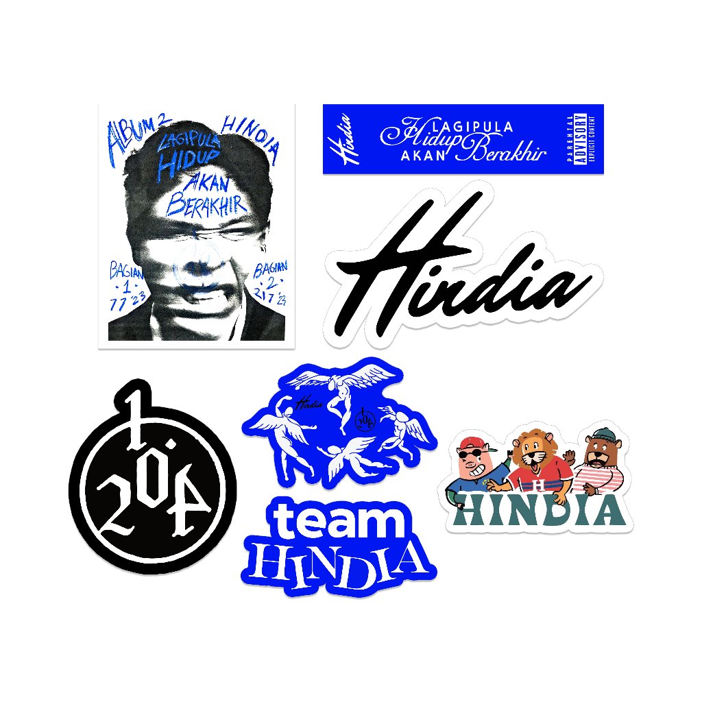 

Hindia - Sticker Satuan Vol 1 | Stiker Band | Sticker Vinyl | Stiker Helm | Stiker Tumbler | Stiker Hindia | Stiker Glossy