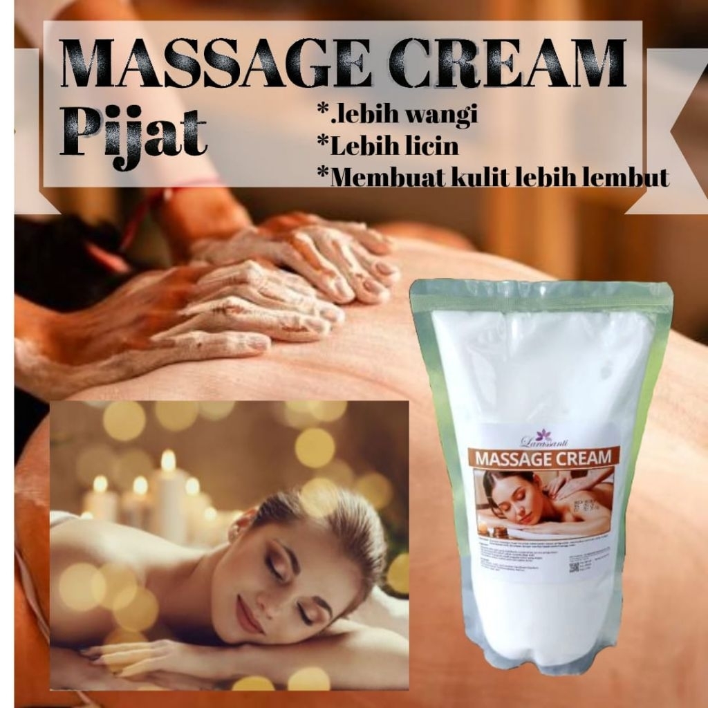 Terlaris Massage Cream Pijat Urut 1 liter Mengencangkan kulit