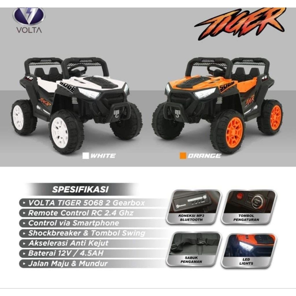 Mobilan Aki Tiger Volta SHP 5068 Musik