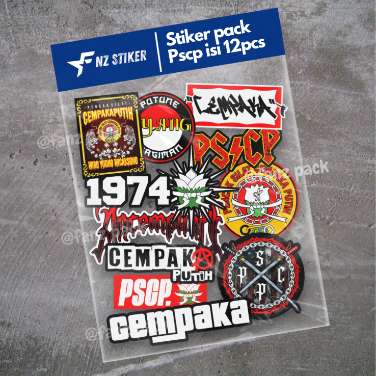 

STIKER PSCP ISI 12pcs - ANTI AIR, STIKER PERGURUAN | STIKER SILAT, HELM, LAPTOP, CASE HP VOL 22
