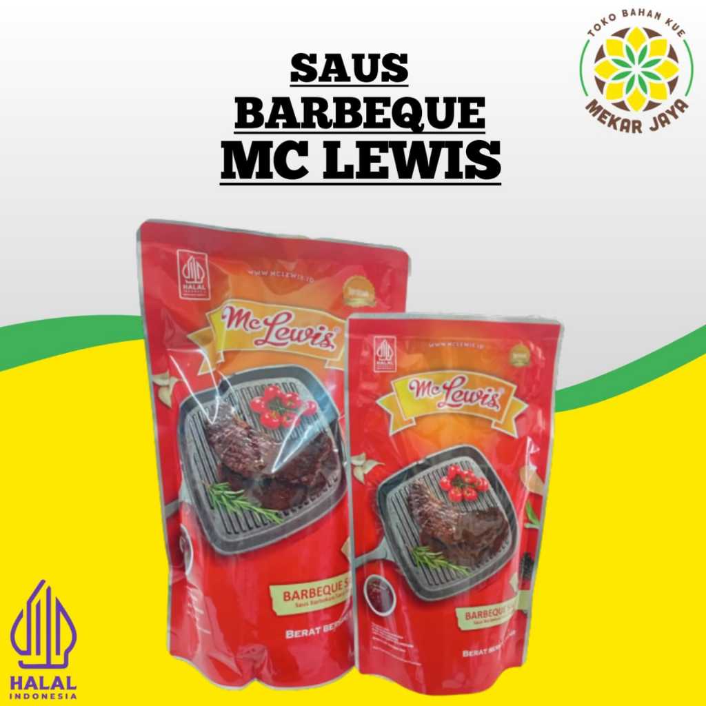 

SAUS BARBEQUE Mc Lewis/bbq sauce 1kg/310g