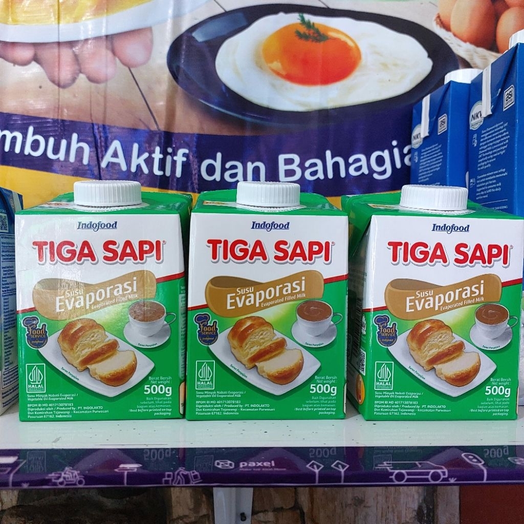 

Tiga Sapi Susu Evaporasi 500gr