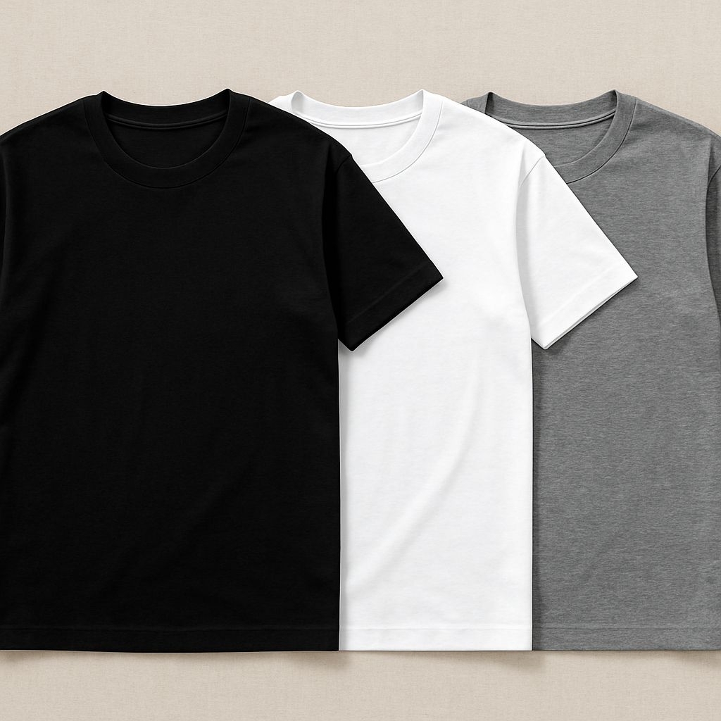 Kaos Polos Cotton Combed 24s Grosir