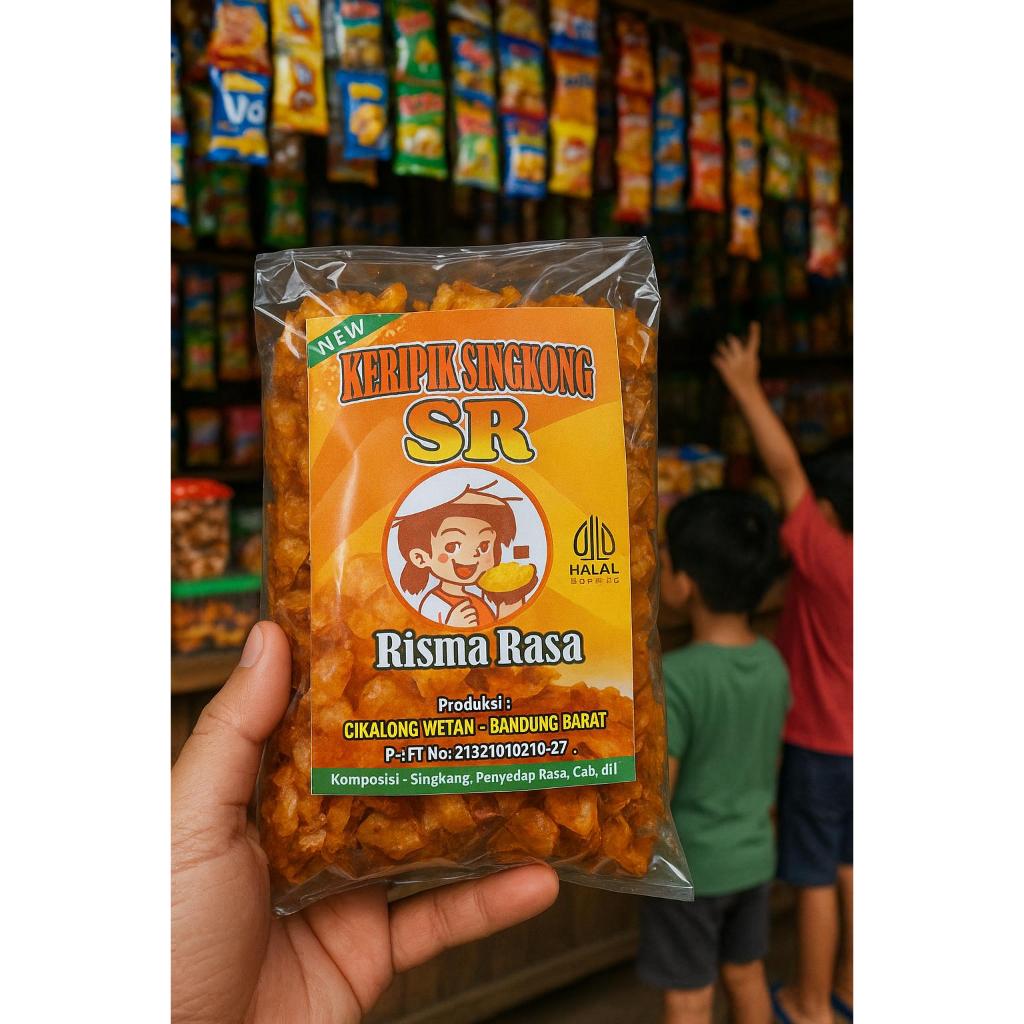 

Keripik Singkong Pedas Gurih Isi 12 – SR Risma Rasa Cikalong Wetan Bandung Barat