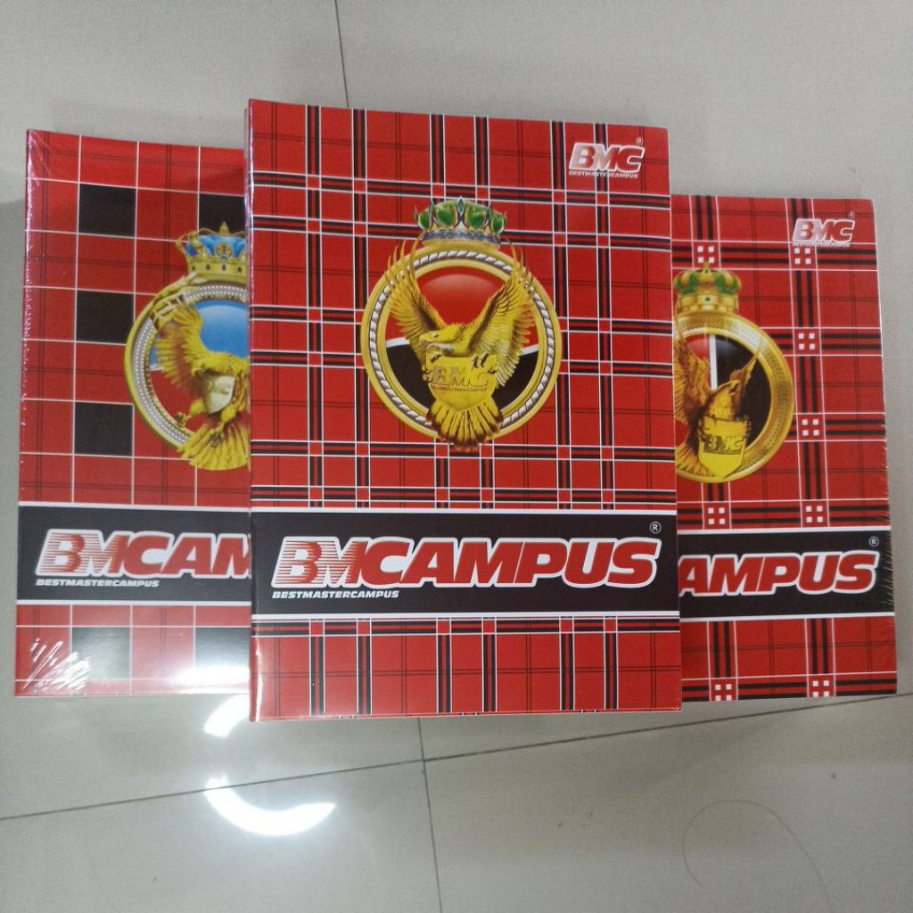 

[Whispers] BUKU TULIS BMC, 1 pak isi 10 buku, @50 lembar