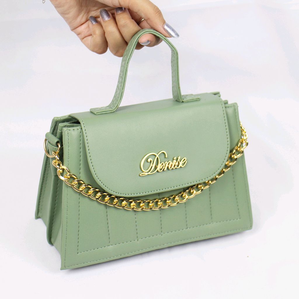 Tas Selempang Wanita Rantai Gold// SlingBag Wanita Kekinian Tas Simple Tas