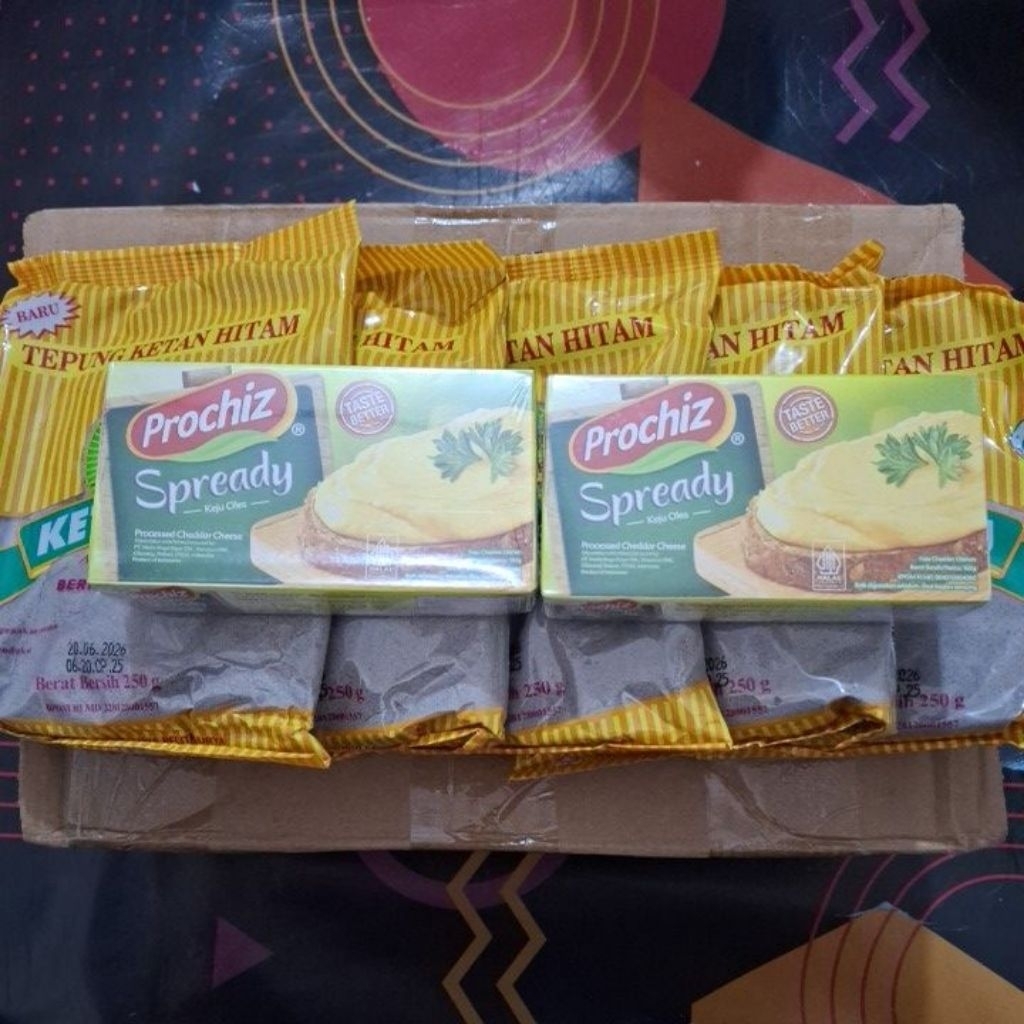 

Paket Bundling Lebih Murah - Ketan Hitam KETANKU 250 gram + Keju Oles Prochiz Spready 160 gram