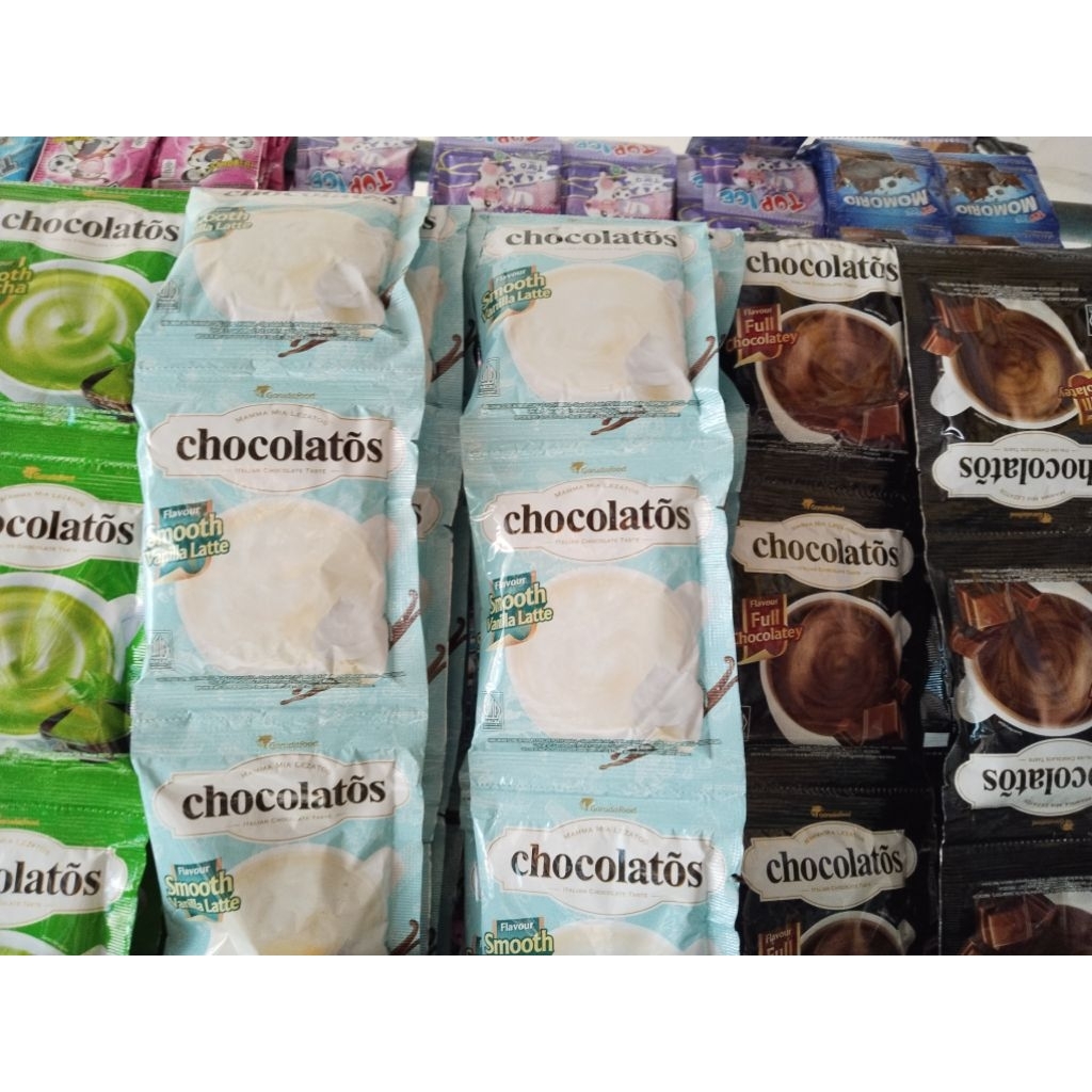 

Chocolatos sachet 1 renteng