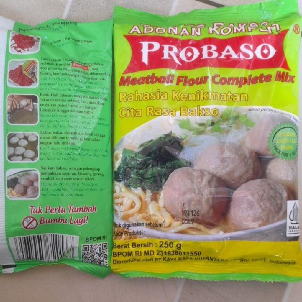 

tepung bakso adonan komplit PROBASO 250gr
