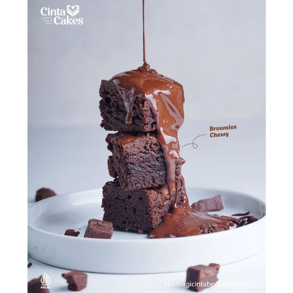 

Cinta Cakes & Bakery - Brownies Chewy - Brownies Oven Premium 30x10cm