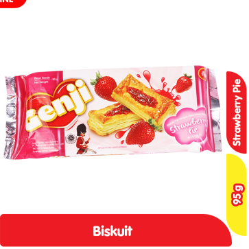 

MONDE Genji Strawberry Wafer Pie 85 Pack Gram Monde Genji Biskuit Strawberry Pie 95 g