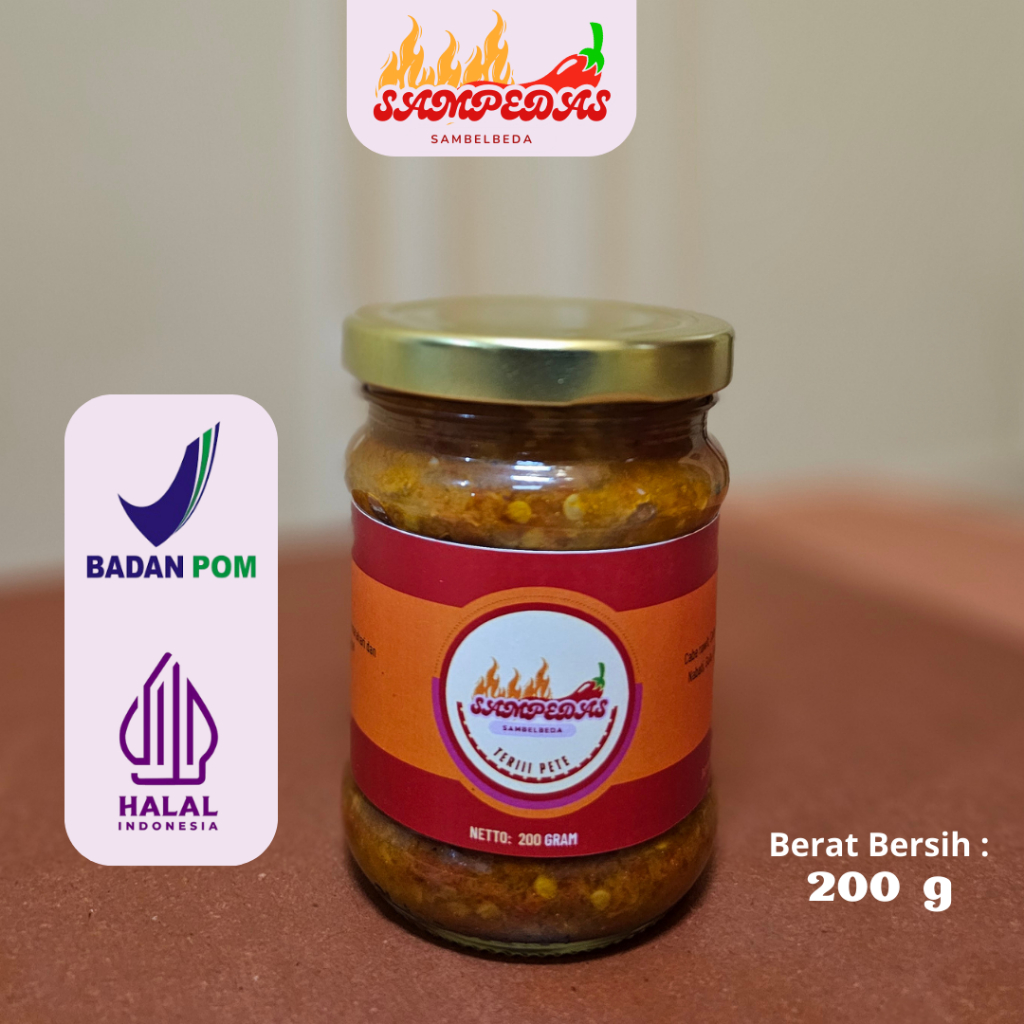 

Sampedas - Sambal Ikan Bilis Pete - Sambal Pedas